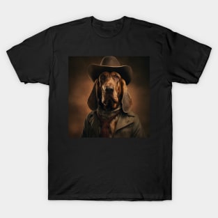 Cowboy Dog - Bloodhound T-Shirt